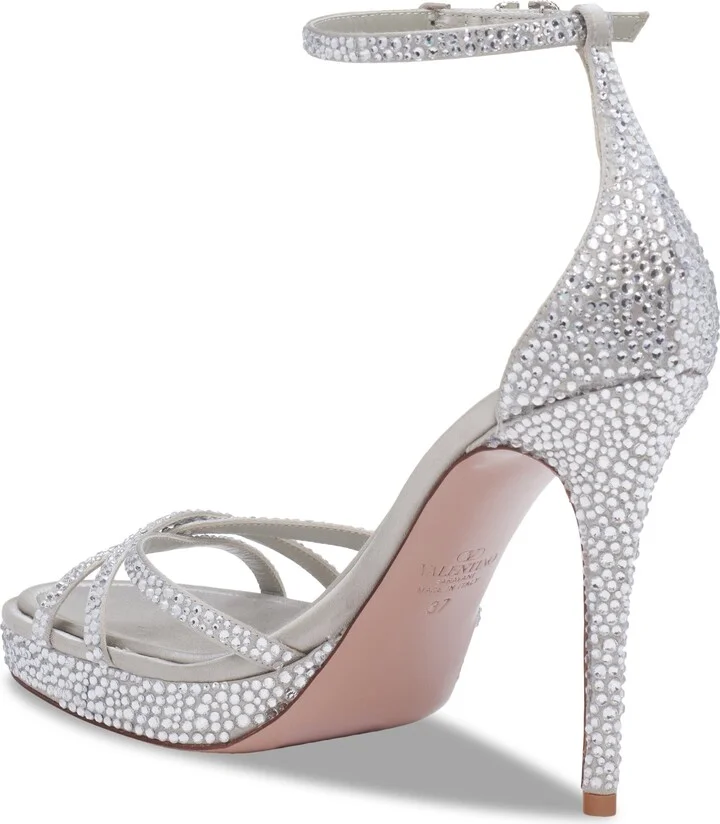 Eveninglam Crystal Pavé Sandal - Image 2