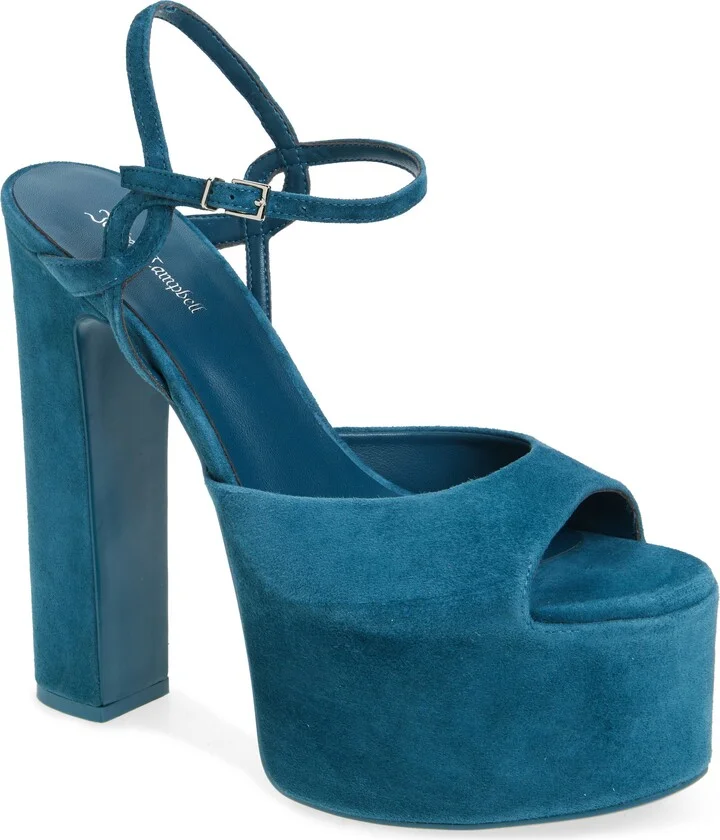 Turquoise Suede