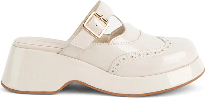 Everclear Slip On Mule-White - Image 3