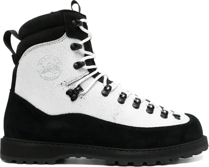 Everest two-tone leather boots