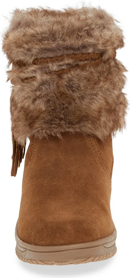 Everett Water Resistant Suede & Faux Fur Boot - Image 4