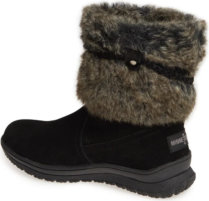 Everett Water Resistant Suede & Faux Fur Boot - Image 9
