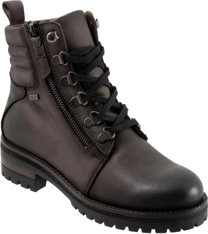 Everett Womens Leather Lace up Ankle Boots