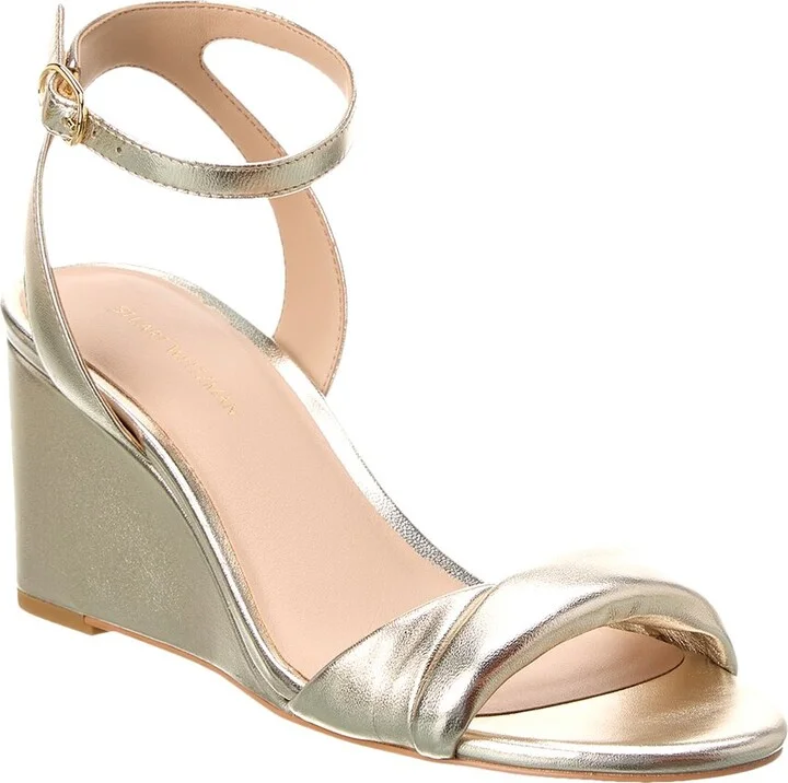 Everly 75 Leather Wedge Sandal