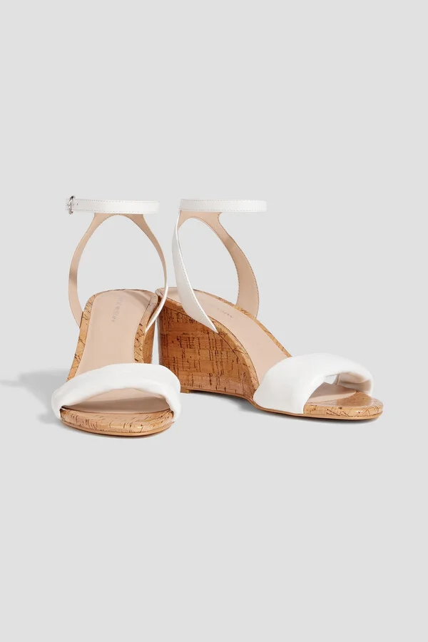 Everly 75 leather wedge sandals - Image 2