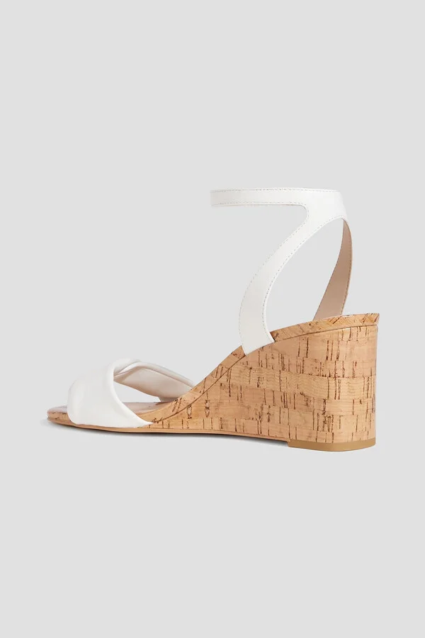 Everly 75 leather wedge sandals - Image 3