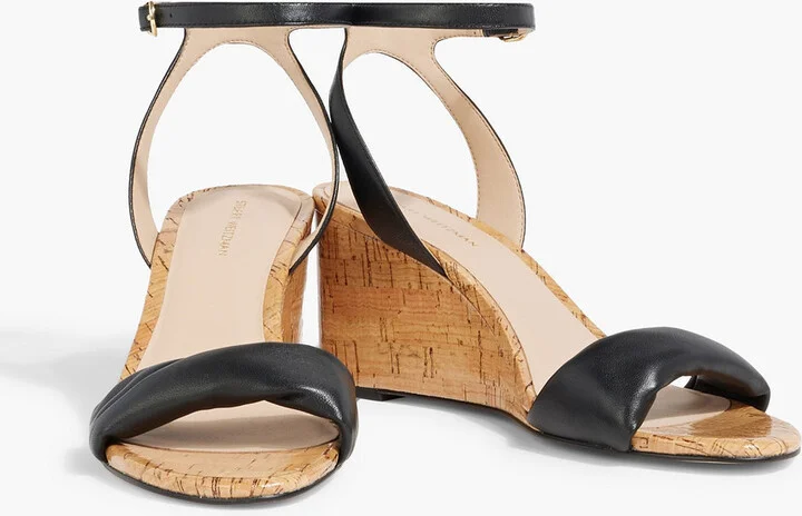 Everly 75 leather wedge sandals - Image 5