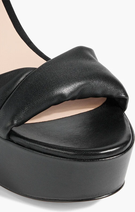 Everly leather platform sandals - Image 4