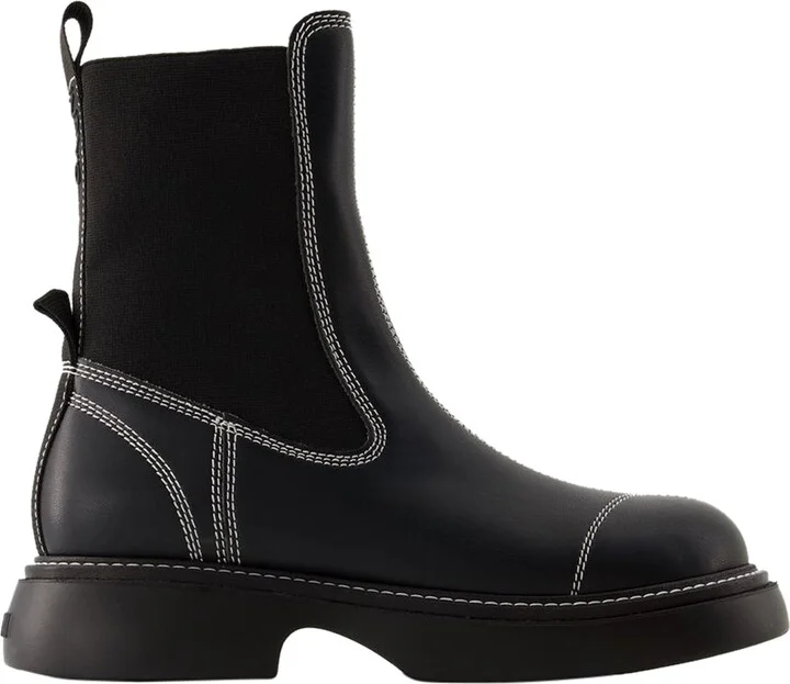 Everyday Mid Chelsea Boots - Ganni - Black