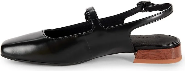Evie Leather Flats - Image 4