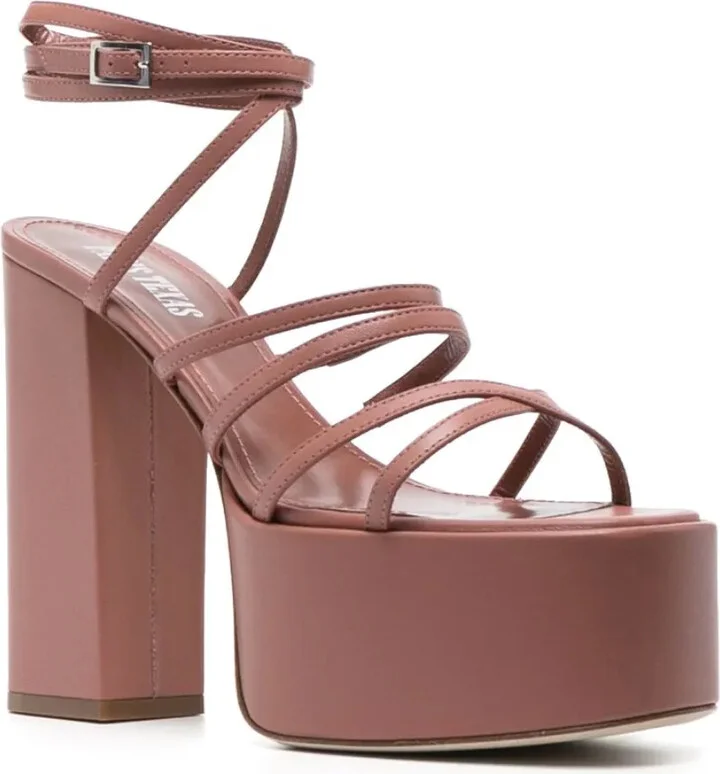 Evita leather platform sandals - Image 2