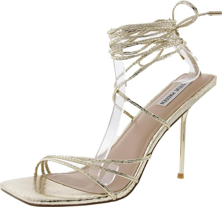 Evita Womens Faux Leather Lace-Up