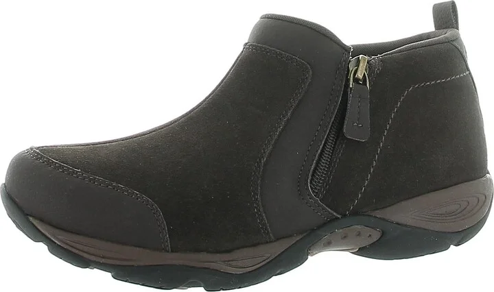 Evony Womens Suede Round Toe Ankle Boots