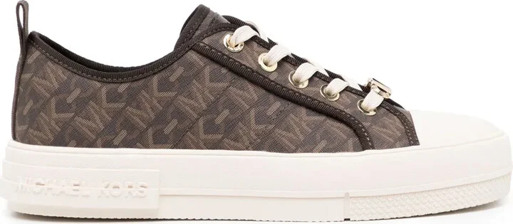 Evy Empire monogram-patterned sneakers