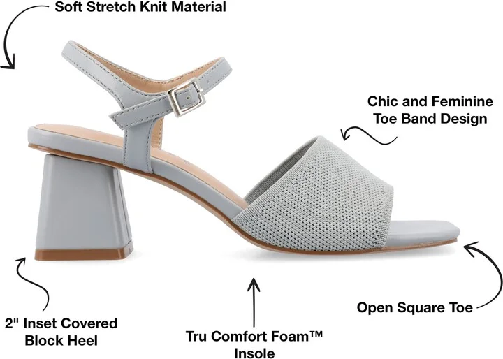 Evylinn Knit Block Heel Sandal - Image 9