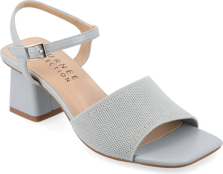 Evylinn Knit Block Heel Sandal