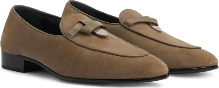 Ewerton almond-toe suede loafers - Image 2