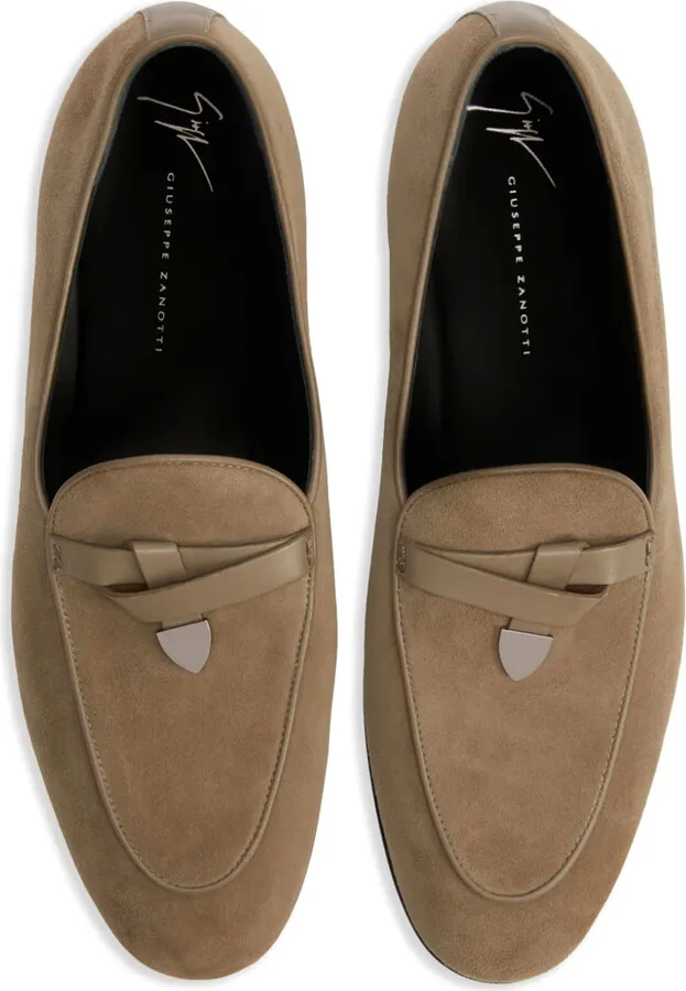 Ewerton almond-toe suede loafers - Image 4
