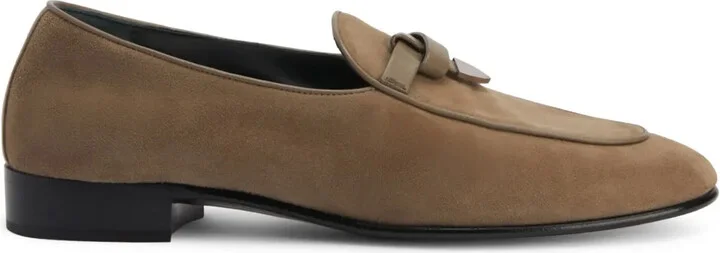 Ewerton almond-toe suede loafers