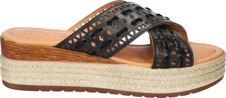 Exa-Italy Espadrille Platform Slide Sandal - Image 2