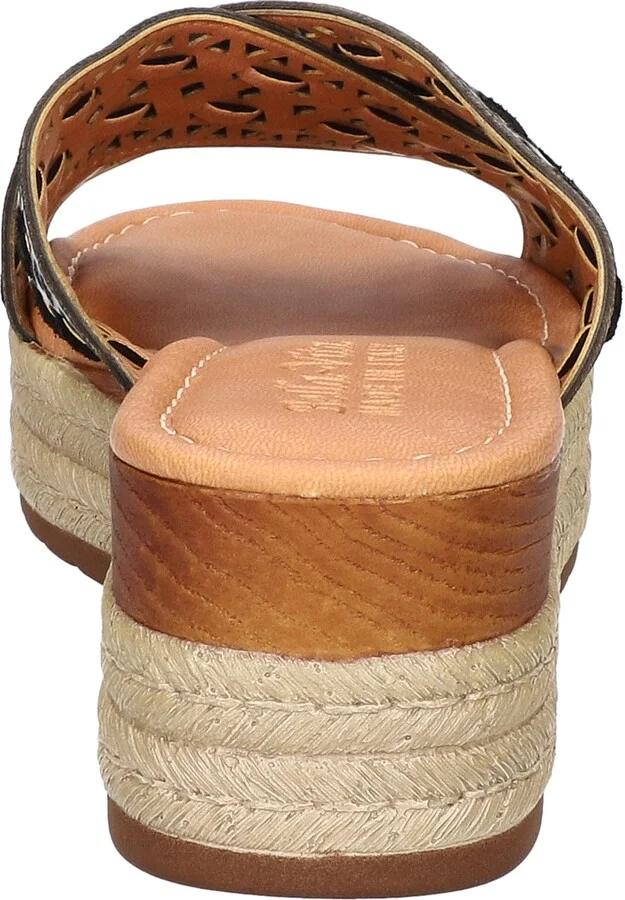 Exa-Italy Espadrille Platform Slide Sandal - Image 6