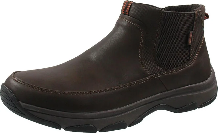 Excavate MTS Mens Padded Insole Faux Leather Chelsea Boots
