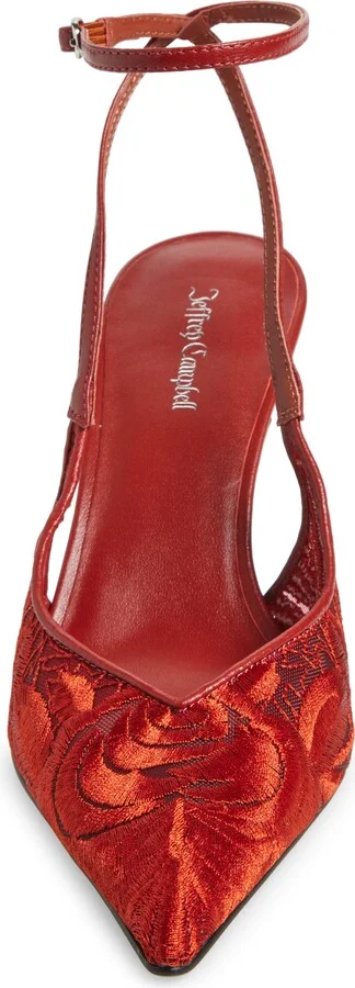 Exec Ankle Strap Pointed Toe Pump - Image 5