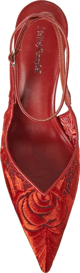 Exec Ankle Strap Pointed Toe Pump - Image 6
