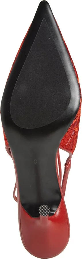 Exec Ankle Strap Pointed Toe Pump - Image 7