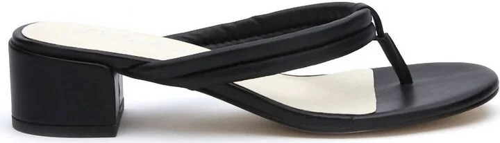 Exhale Heeled Sandal In Black