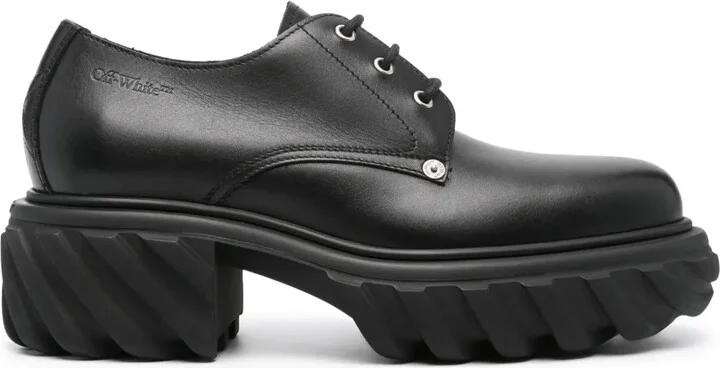 Exploration leather derby shoes