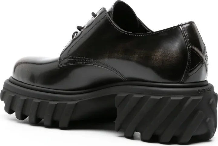 Exploration patent leather derby shoes - Image 3