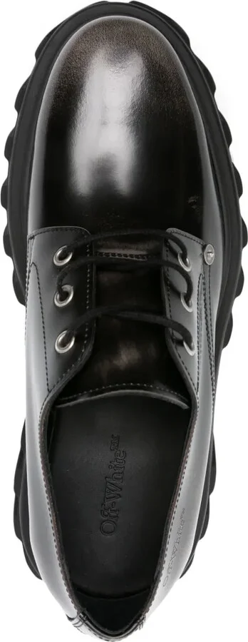Exploration patent leather derby shoes - Image 4