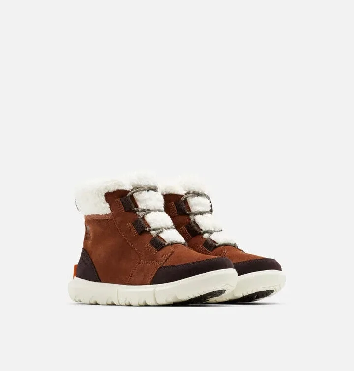 Explorer II Carnival Cozy Bootie Women's Size 8.5 Wood Chalk Boots EEE3504 (Brown,8.5)