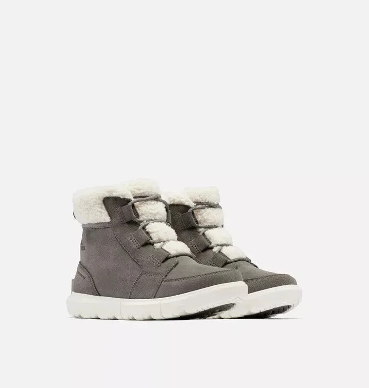 Explorer Next Carnival Boot Women's US 8.5 Gray Suede Snow Boot ZPO3121