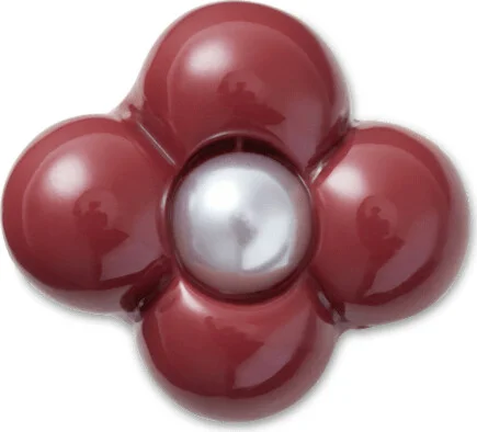 Expressive Floral Maroon