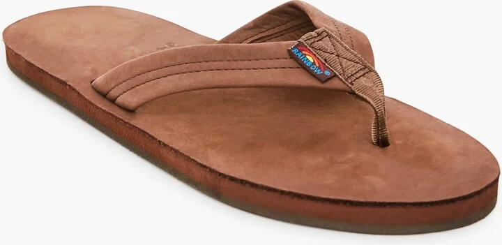 Expresso Premium Leather Single Layer Arch Support Sandal