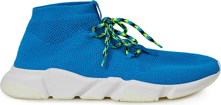 Exquisite Blue Cotton Sneakers for Men's Men