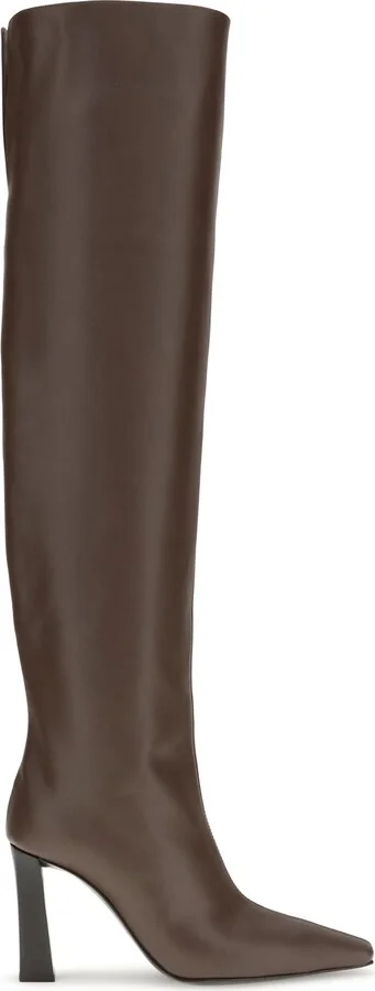 Extra High Leather Boots