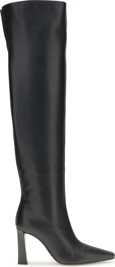 Extra High Leather Boots