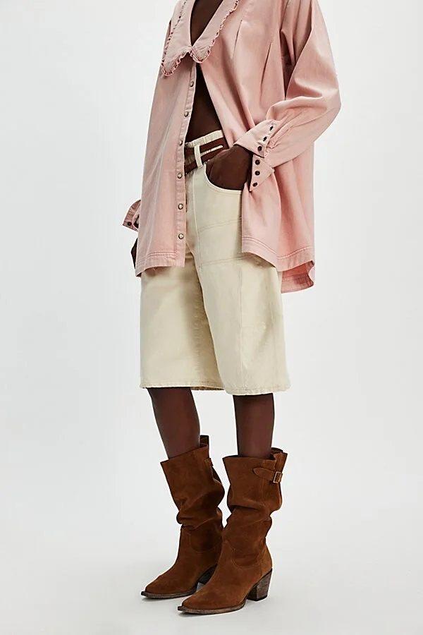 Extra Slouch Suede Boots - Image 3