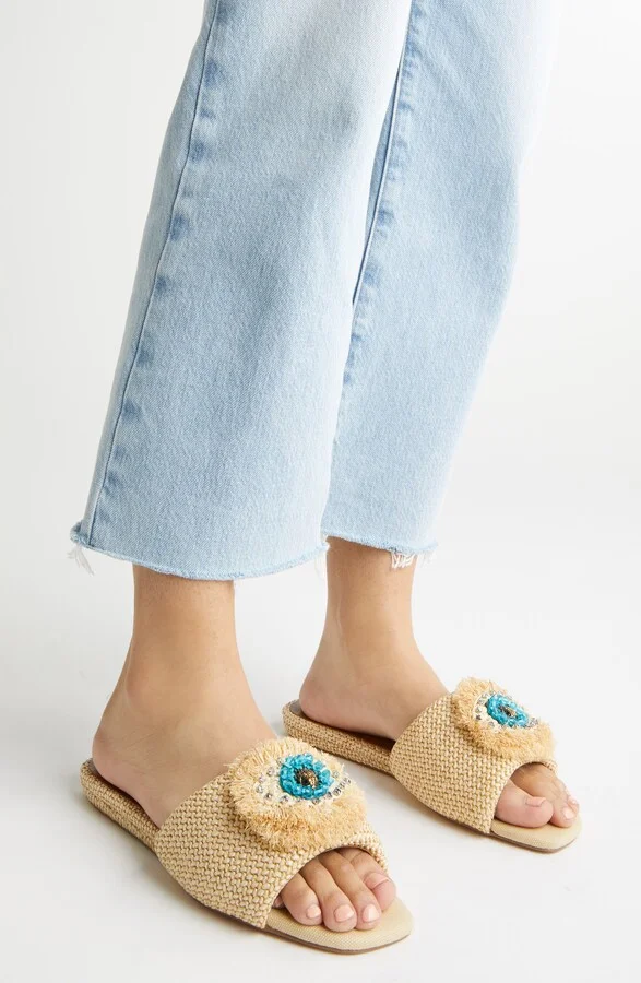 Eye Woven Slide Sandal - Image 8