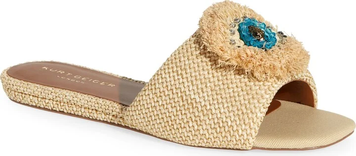 Eye Woven Slide Sandal