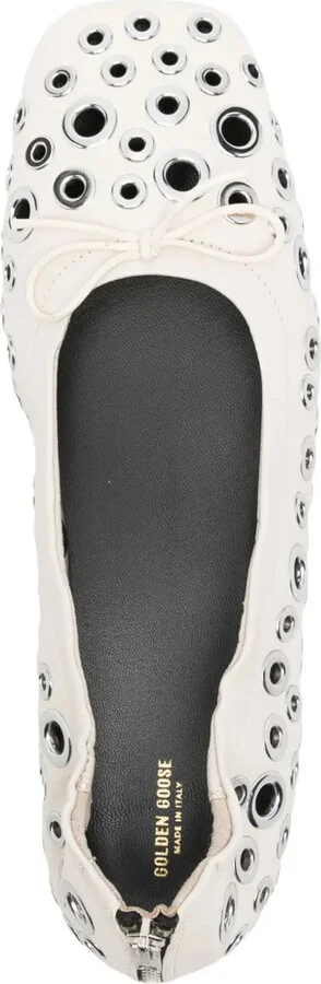 Eyelet-Detail Ballet Flats - Image 4