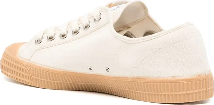Eyelet-Detail Cotton Sneakers - Image 3