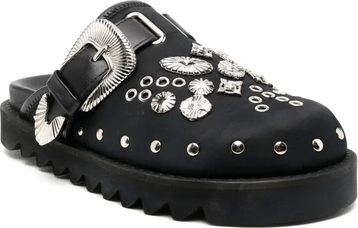 Eyelet-Detail Mules - Image 2
