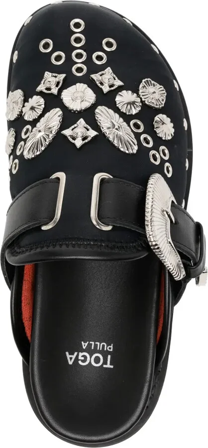Eyelet-Detail Mules - Image 4