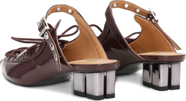Eyelet-Detail Mules - Image 3