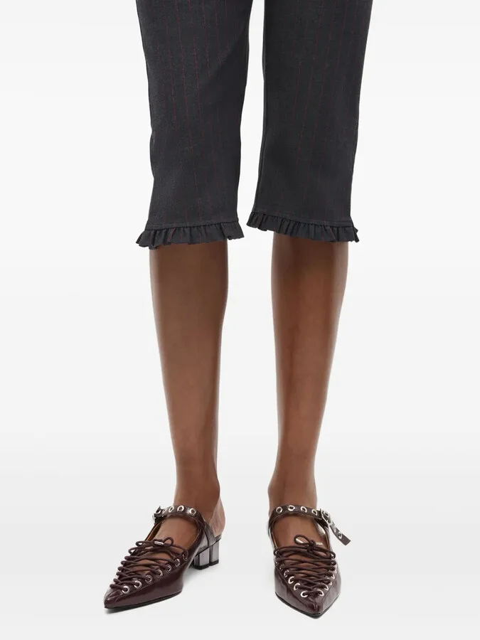 Eyelet-Detail Mules - Image 5
