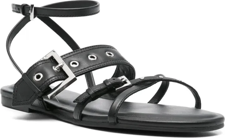 Eyelet-Detail Sandals - Image 2
